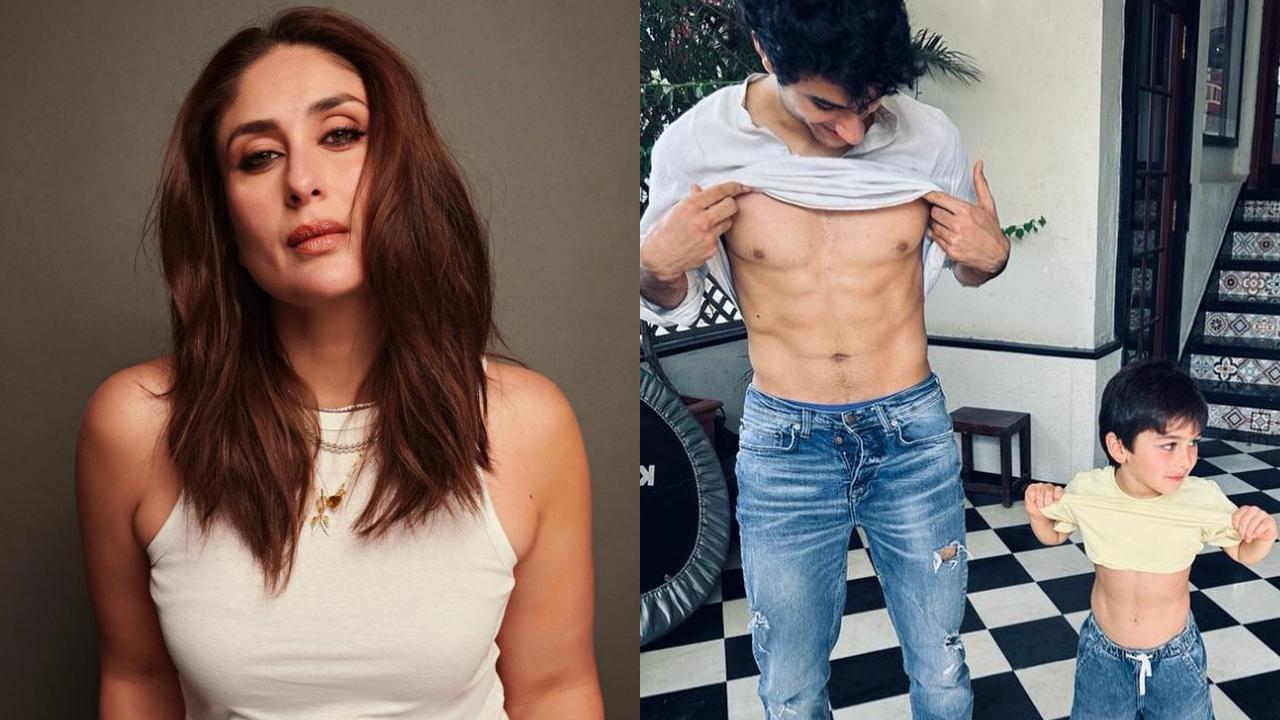 Taimur showing off his abs in Kareena Kapoor Khan's Insta post is the best thing you will see today!