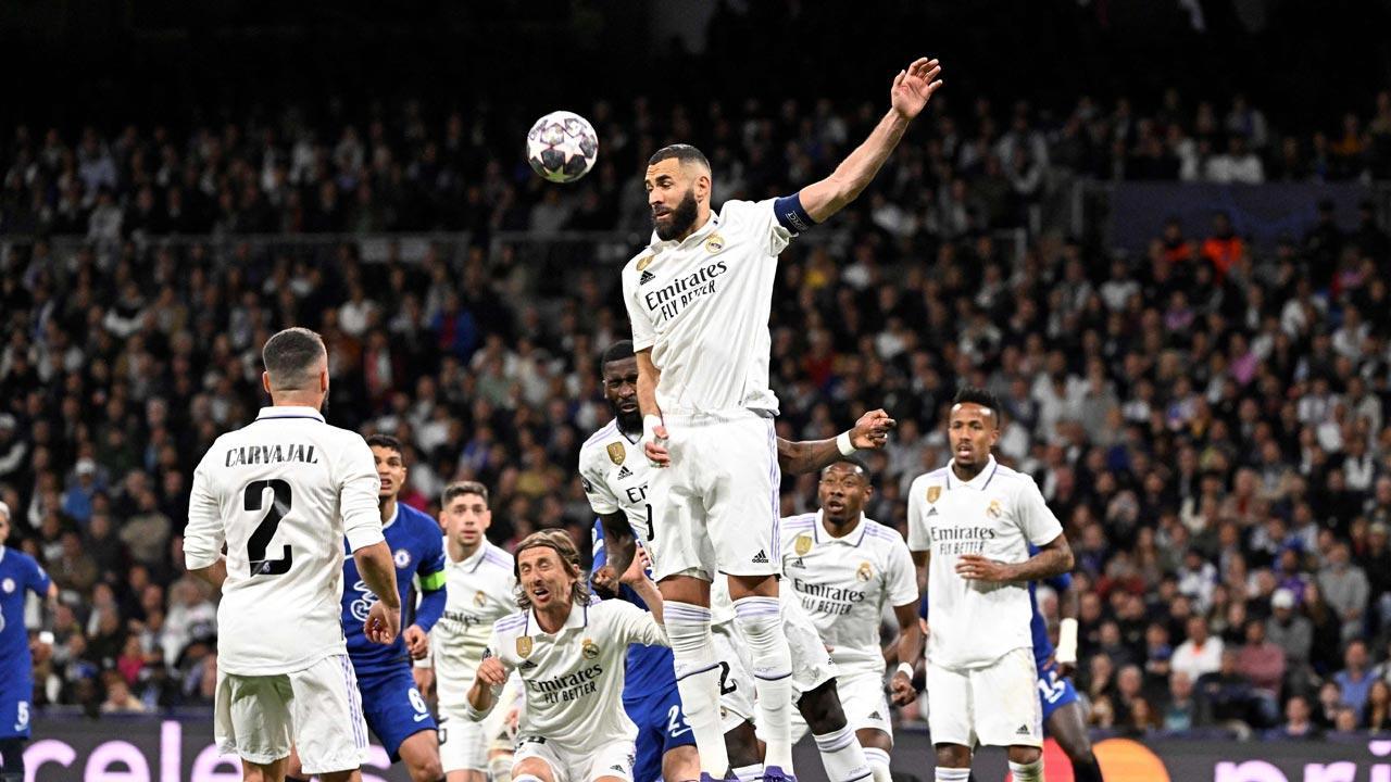 Vinicius, Benzema lead Real Madrid past Chelsea 2-0 in Champions League