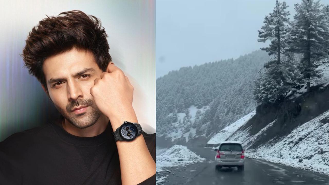 Kartik Aaryan shares picturesque video from snow-capped Kashmir