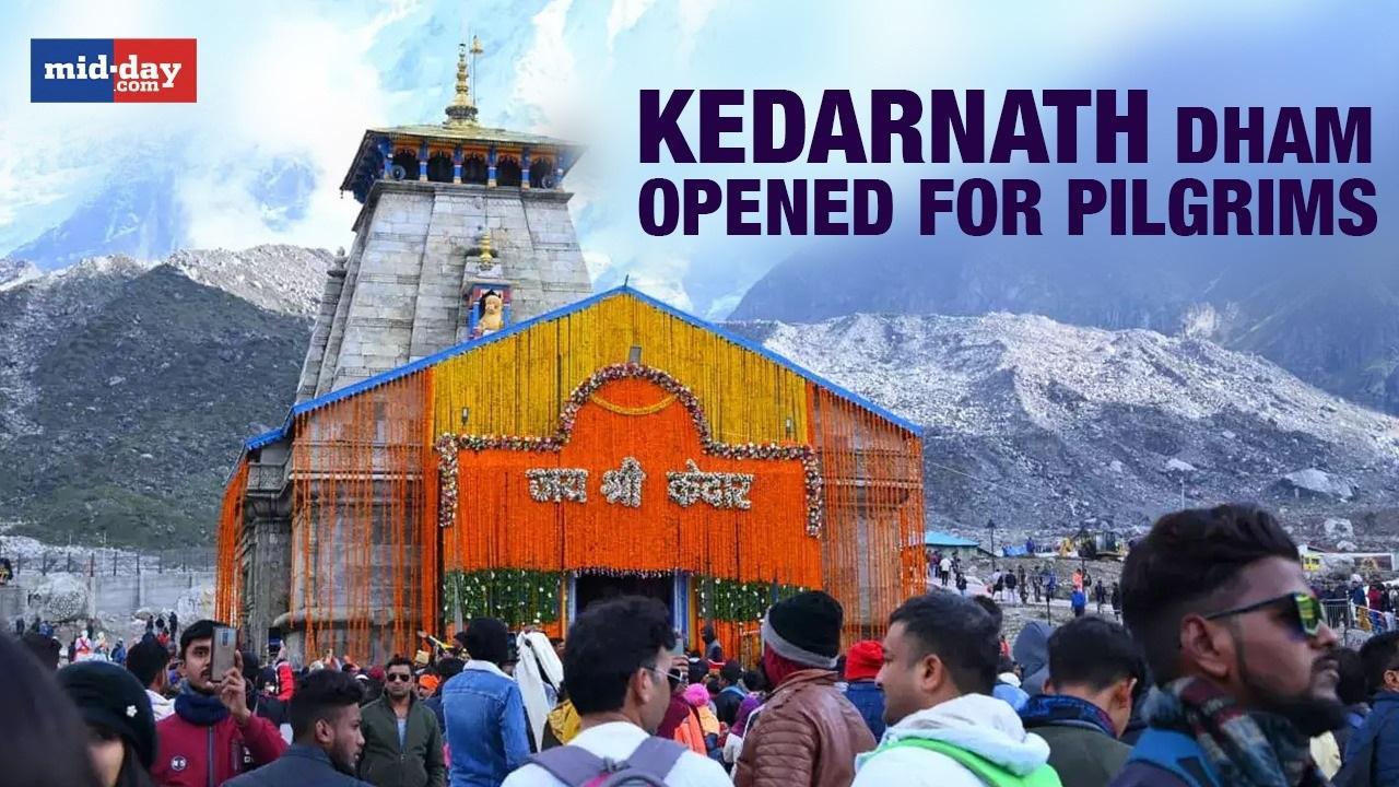 Watch: Kedarnath Dham shrine opens for devotees today