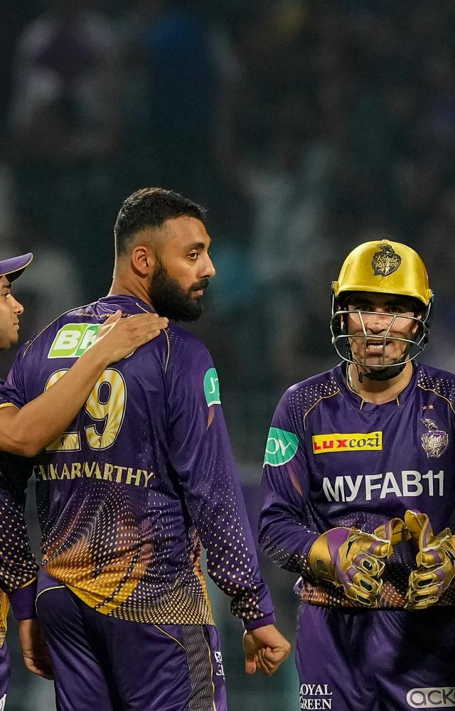 Spinners weave magic to help KKR clinch 81run win over RCB