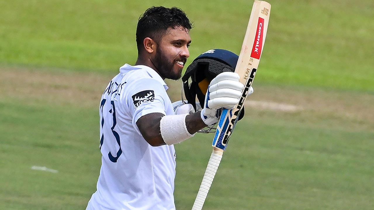 Maiden double centuries by Madushka, Mendis help Lanka take big lead vs Ireland