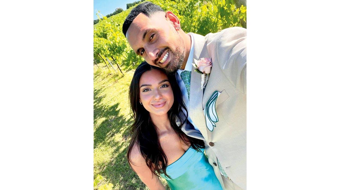 Nick Kyrgios’s partner Hatzi denies engagement plans