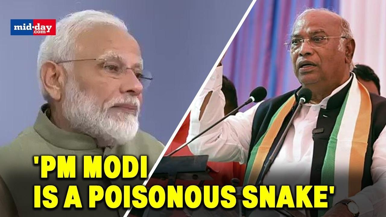 BJP demands apology as Kharge calls Modi like a 'poisonous snake'