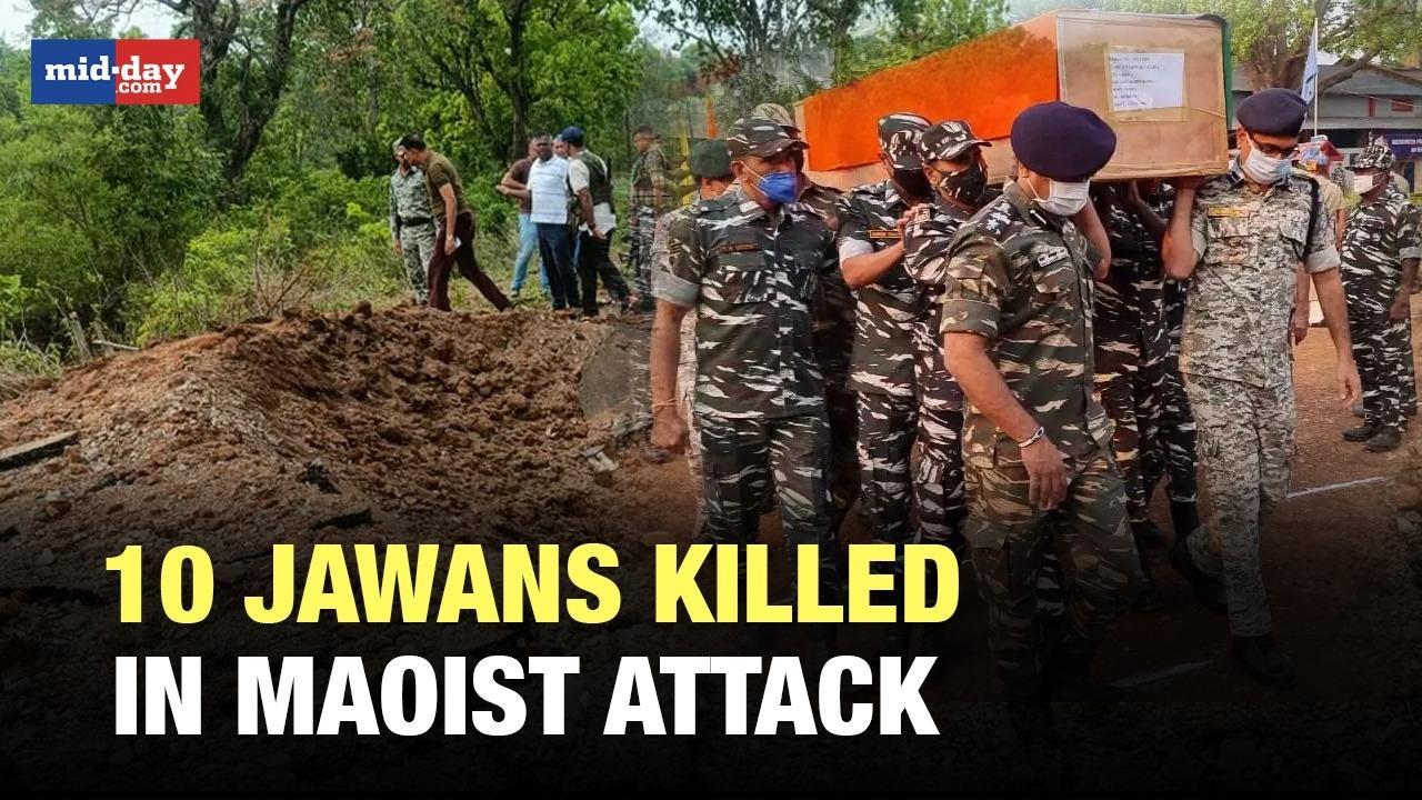 Maoist Attack In Chhattisgarh's Dantewada, 10 Security Personnel Lost Lives