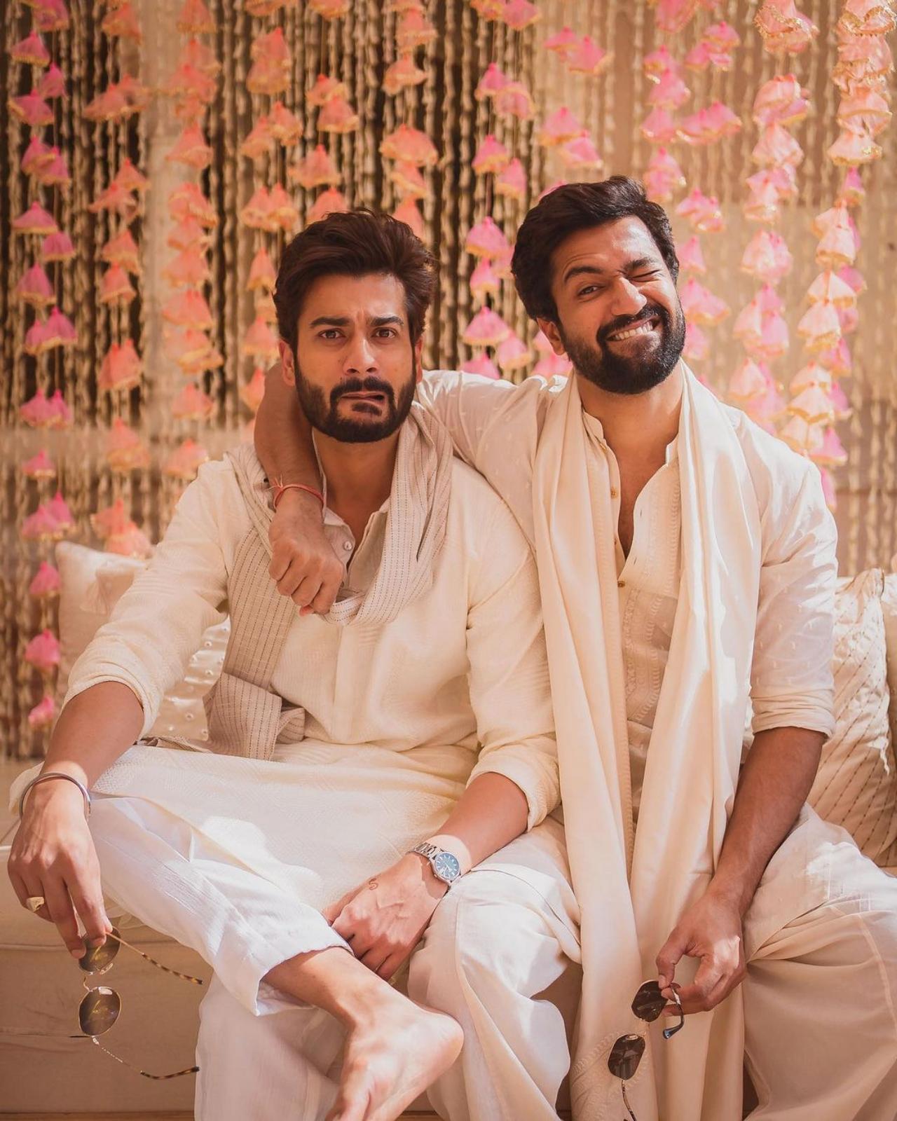 Actors Vicky Kaushal and Sunny Kaushal are the upcoming new-gen actors of B-Town as they are taking the industry by a storm with their films. This picture of the brother-duo is from Vicky Kaushal's wedding.