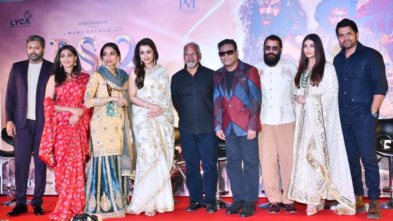 Overall, the promo event was a grand affair, with glitz, glamour, and style taking centre stage. The event was a testimony to the fact that Ponniyin Selvan 2 is going to be a movie to watch out for in the coming months.
 