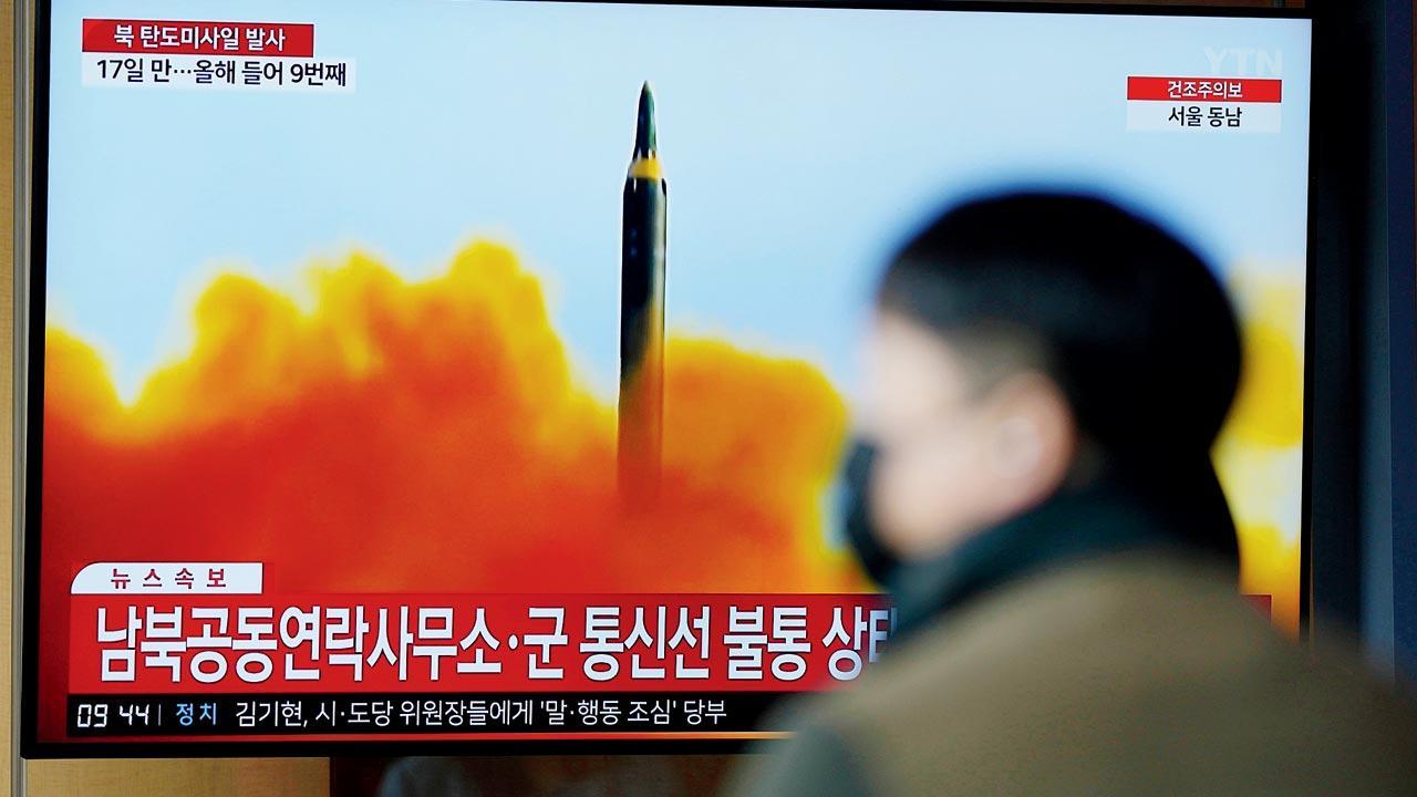 North Korea fires missile that may have been new type of weapon