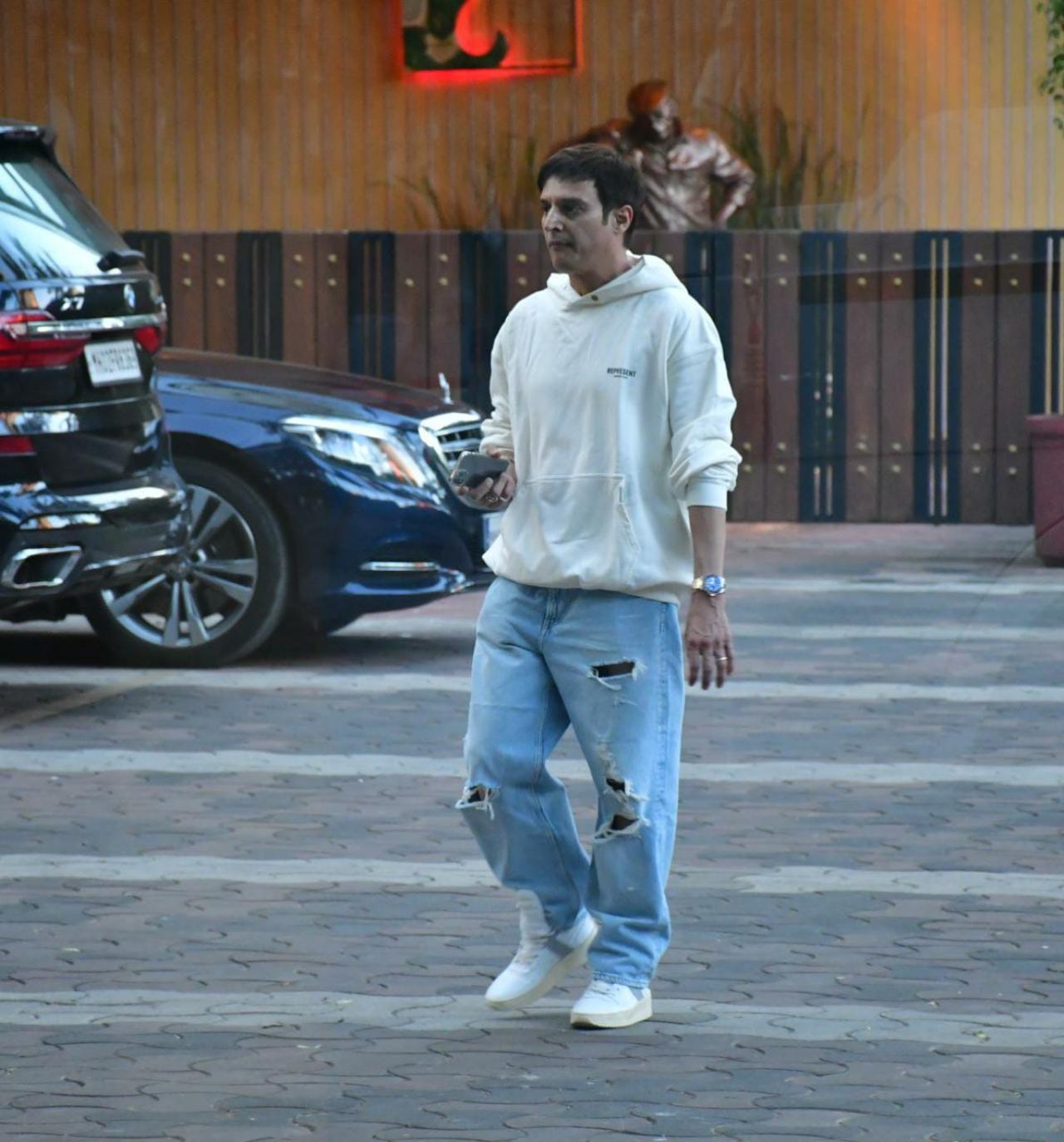 Actor Jimmy Shergill was spotted at the prayer meet.