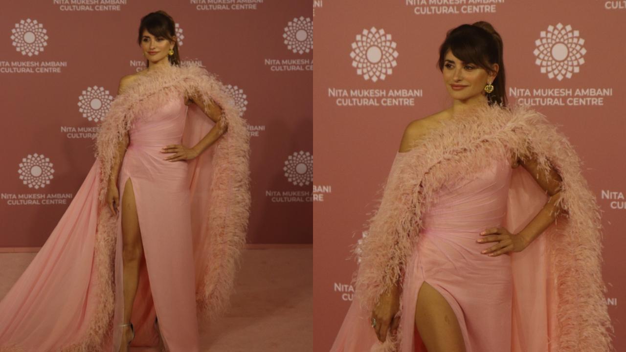 Penelope Cruz exudes glamour at Nita Mukesh Ambani Cultural Centre event, greets paps with 'gracia'