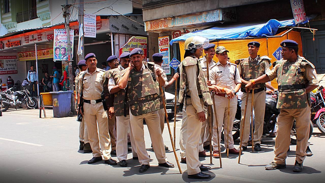 Delhi: Heavy security in Jahangirpuri for Hanuman Jayanti procession