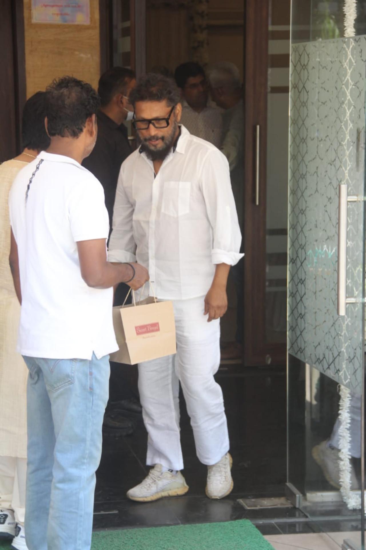 Director and producer Shoojit Sircar, famously known for films like 'Piku' and 'Pink' was also seen at the prayer meet.
 