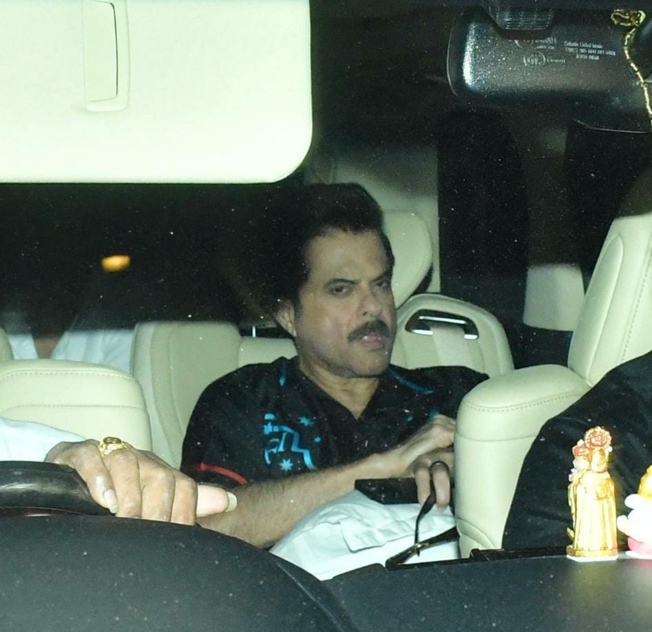 The evergeen actor Anil Kapoor was spotted at the screening. 
