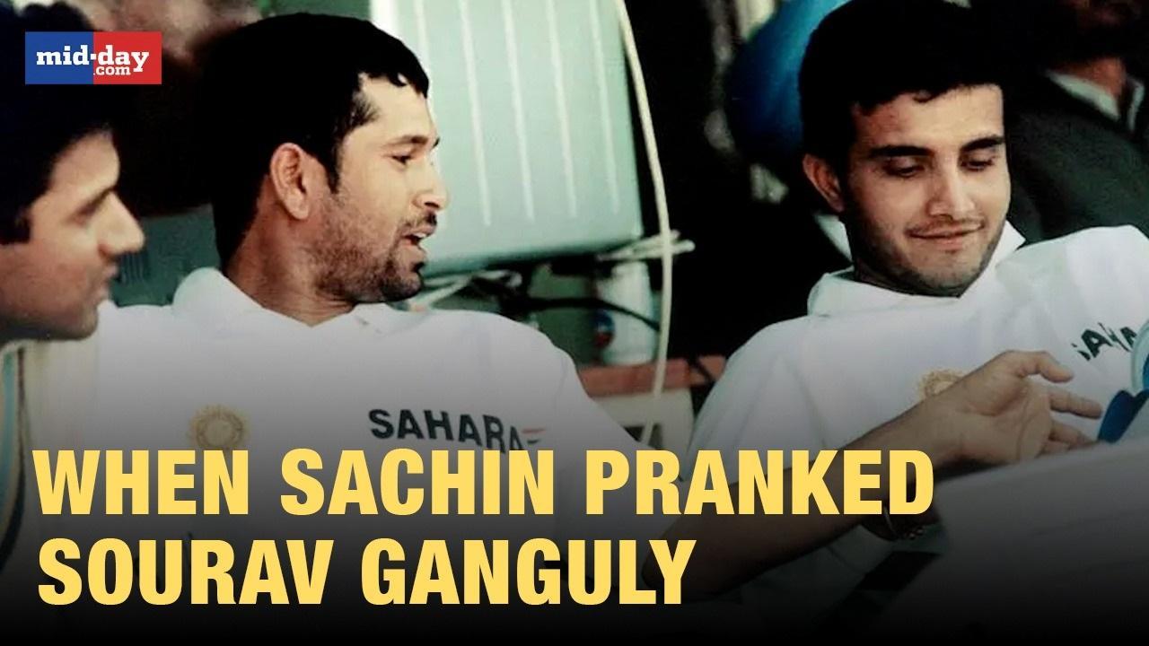 Happy Birthday Sachin: When Sachin played a hilarious prank on Sourav Ganguly