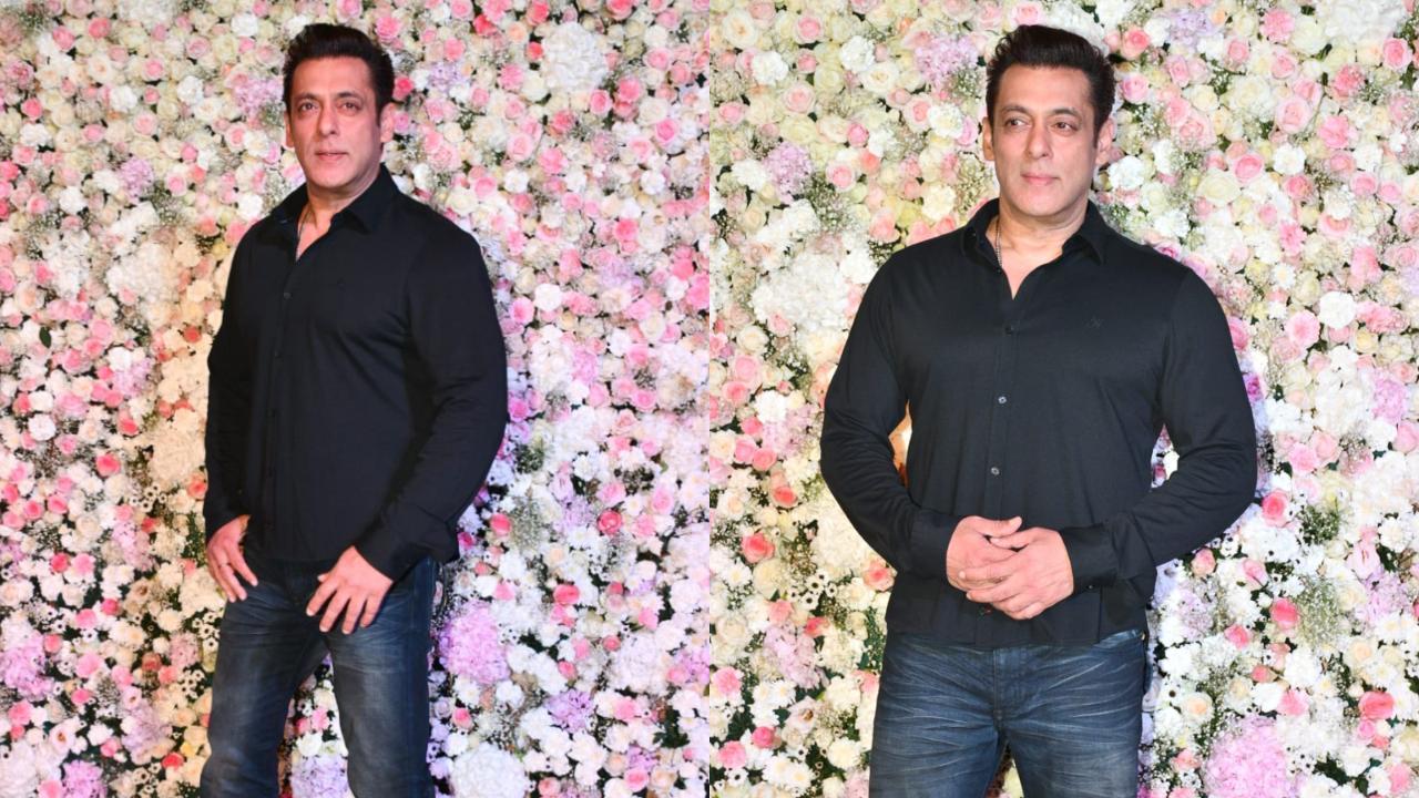 Salman Khan attends Arpita Khan-Aayush Sharma's Eid bash