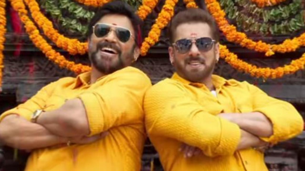Makers of the upcoming family entertainer film 'Kisi Ka Bhai Kisi Ki Jaan' unveiled the teaser of their new song 'Yentamma'. Taking to Instagram, actor Salman Khan shared the teaser of the song which he captioned, 