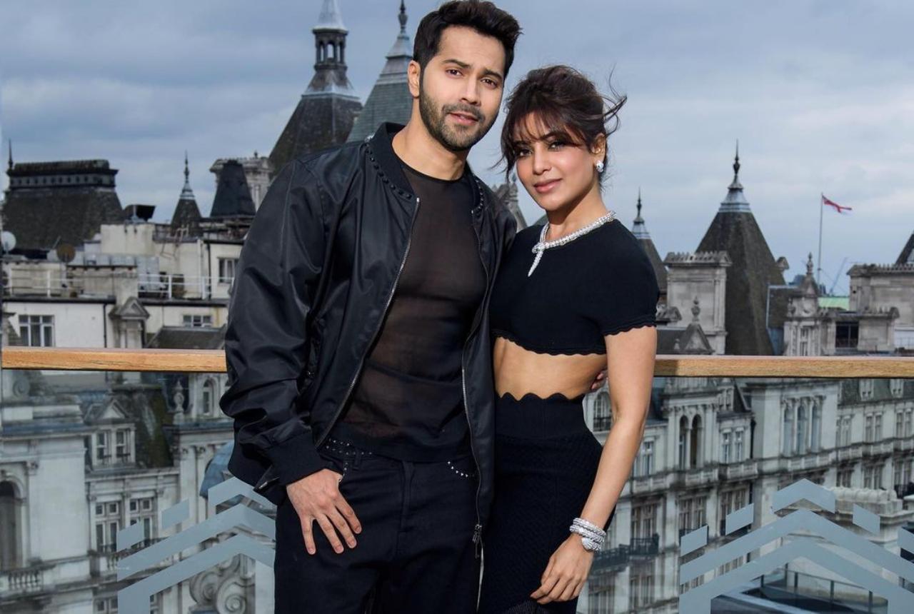 Samantha and Varun posed at the premiere of the American series Citadel, which is executive produced by the Russo Brothers’ AGBO and showrunner David Weil. The 6-episode series stars Priyanka Chopra Jonas and Richard Madden.