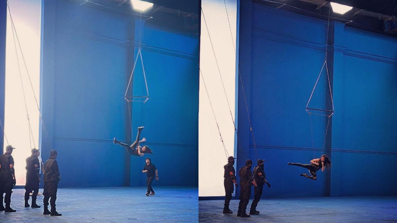 Samantha Ruth Prabhu shares BTS pictures of performing stunts for ad shoot