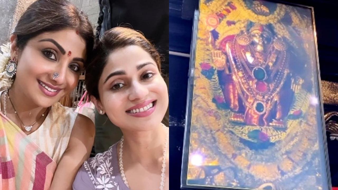 Silpa Shetty Sister Sex - Watch! Shilpa Shetty Kundra introduces her kids to 'Mangalorean' culture,  visits kuldevi temple