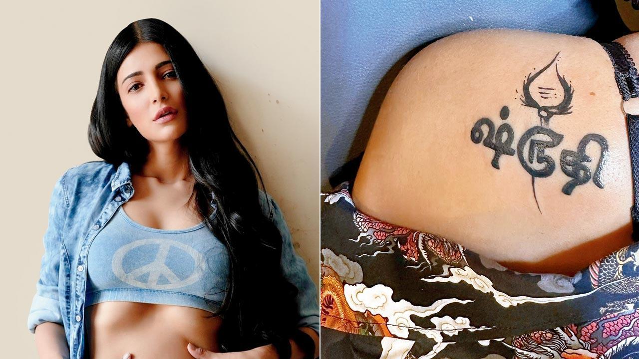 Real Shruti Hassan Xxx - Shruti Haasan: Tattoos work as a map of my life