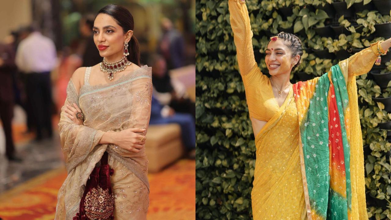IN PHOTOS: Sobhita Dhulipala gives chic and stylish wedding outfit inspiration