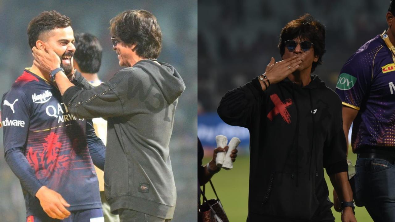 IN PHOTOS: Shah Rukh Khan cheers for KKR as they register first win of IPL 2023