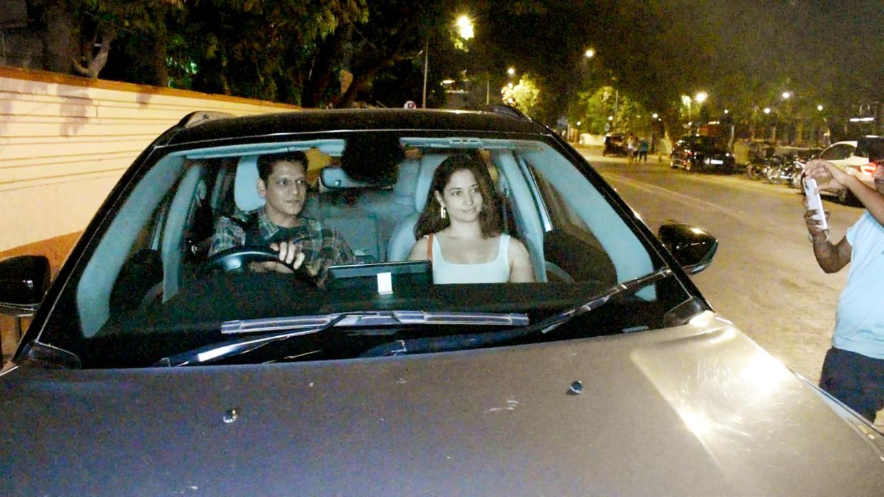 On Monday night, Tamannaah and Vijay Varma were spotted together in the city after a dinner date