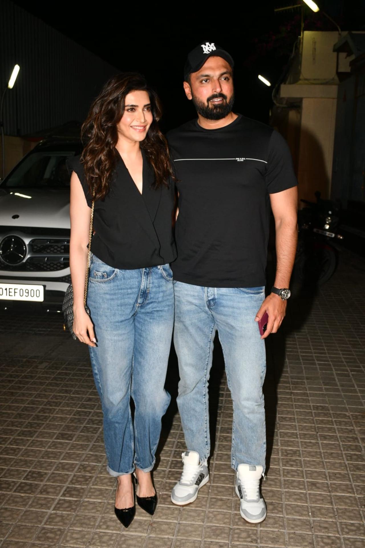 Karishma Tanna was also at the screening of the film