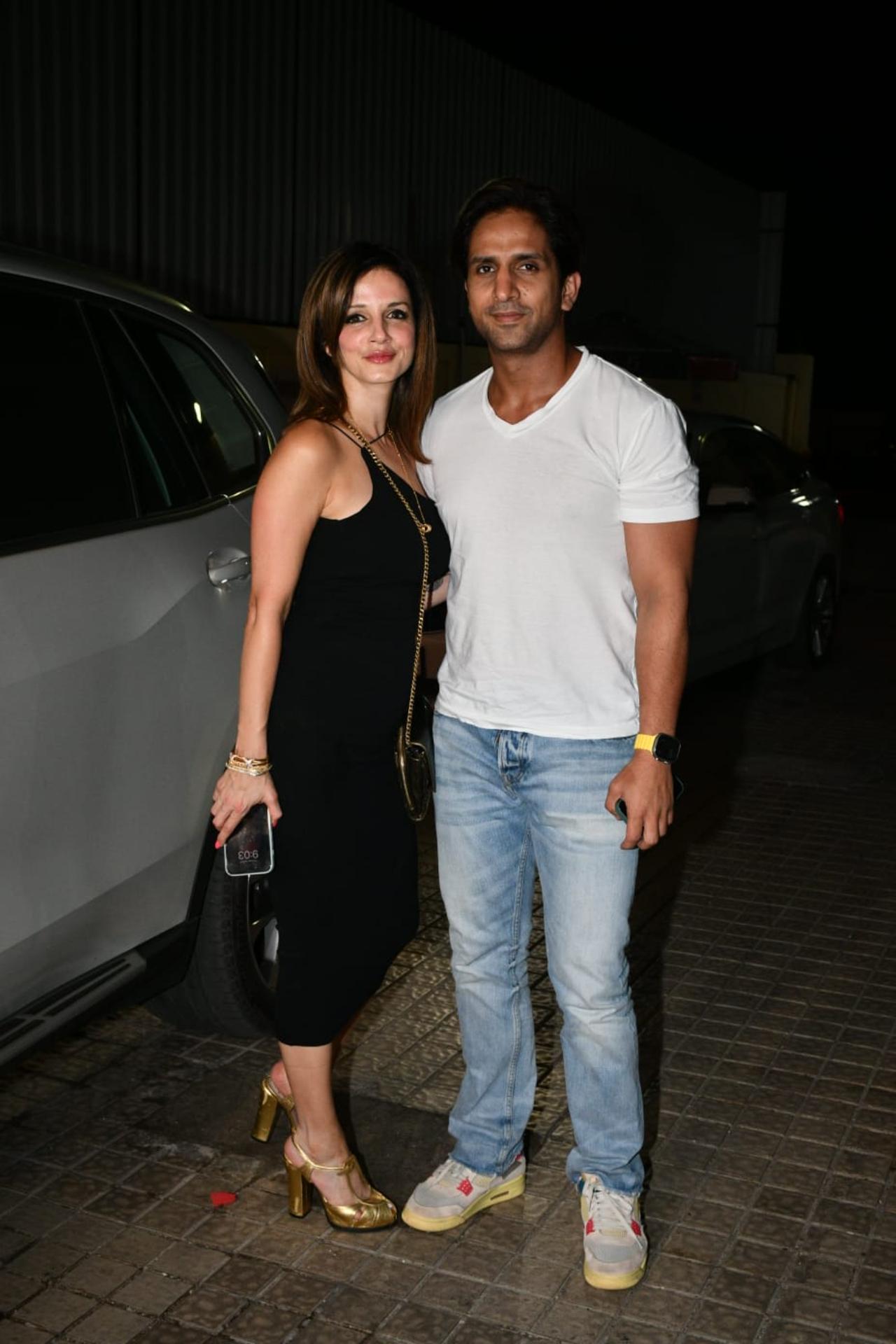Sussanne Khan along with boyfrien Arslan Goni also attended the screening of the film in the city