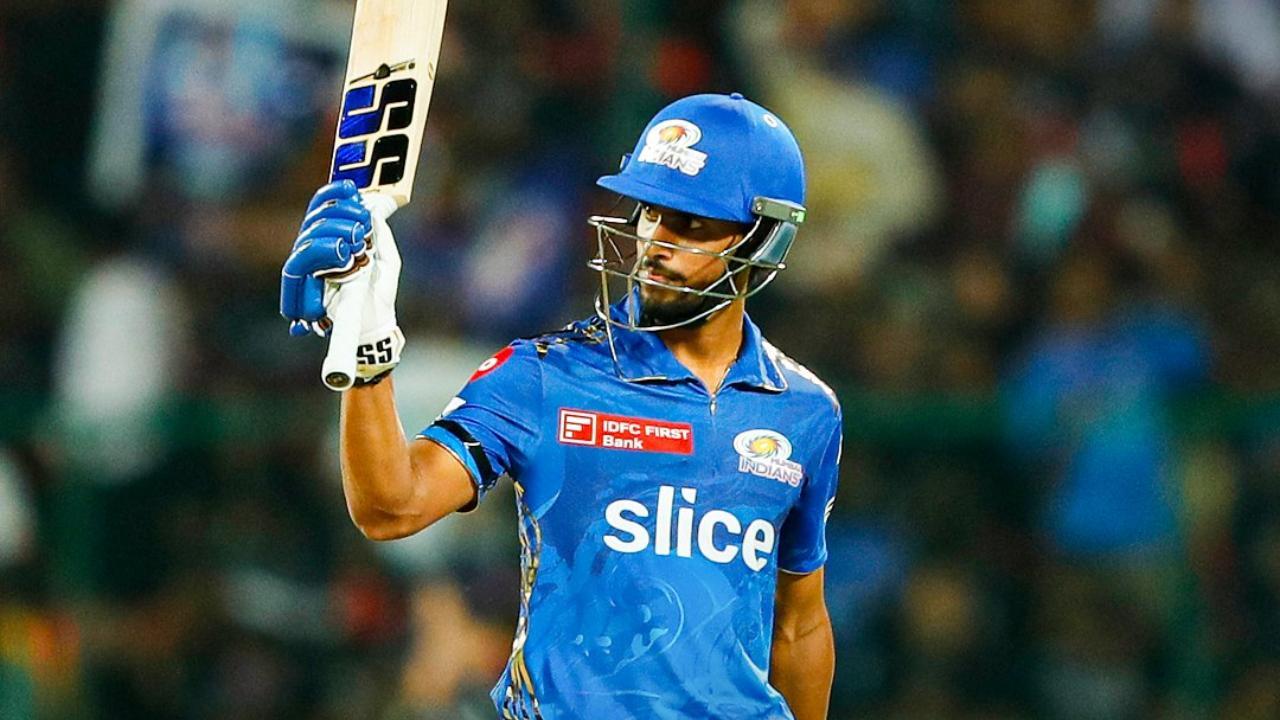 IPL 2023: Mumbai Indians ride on Tilak Varma's heroics, post 171/7 in 20 overs