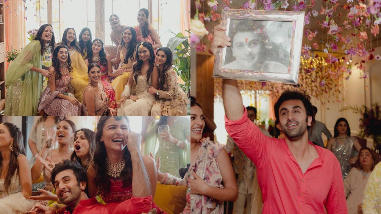 After a few days of their marriage, Alia Bhatt shared a glimpse of her Mehndi function, in which she posted multiple photos with friends, family, and close relatives.
 