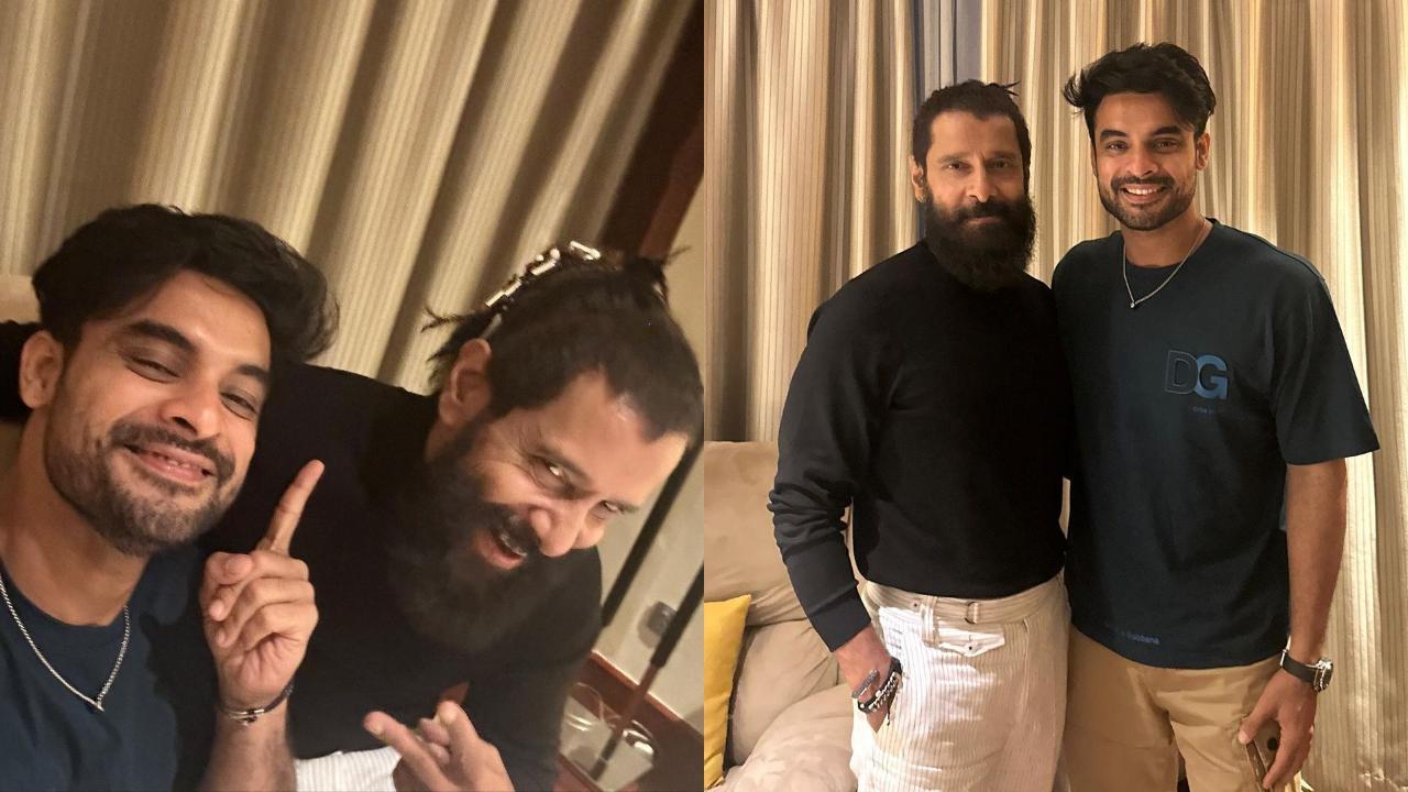 IN PICS: Tovino Thomas's fan moment with Vikram