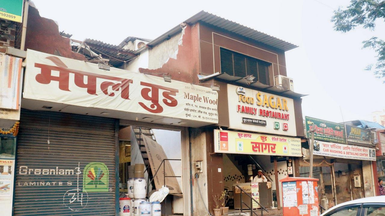 The only shop that was demolished in February this year. Pics/Rajesh Gupta