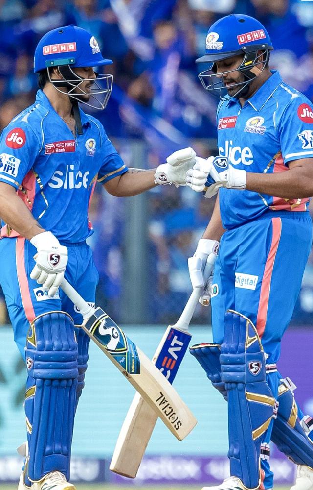 Kishan & Rohit Sharma went hammer and tongs from second over onwards to add 65 for first wicket in 4.5 overs