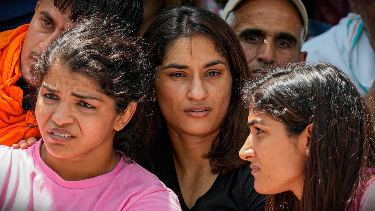 Wrestlers' protest continues; Neeraj, Sania Mirza, Rani Rampal call for justice