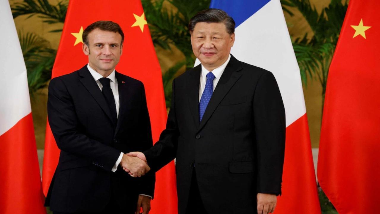 Macron in China says 'dialogue with Beijing is indispensable'