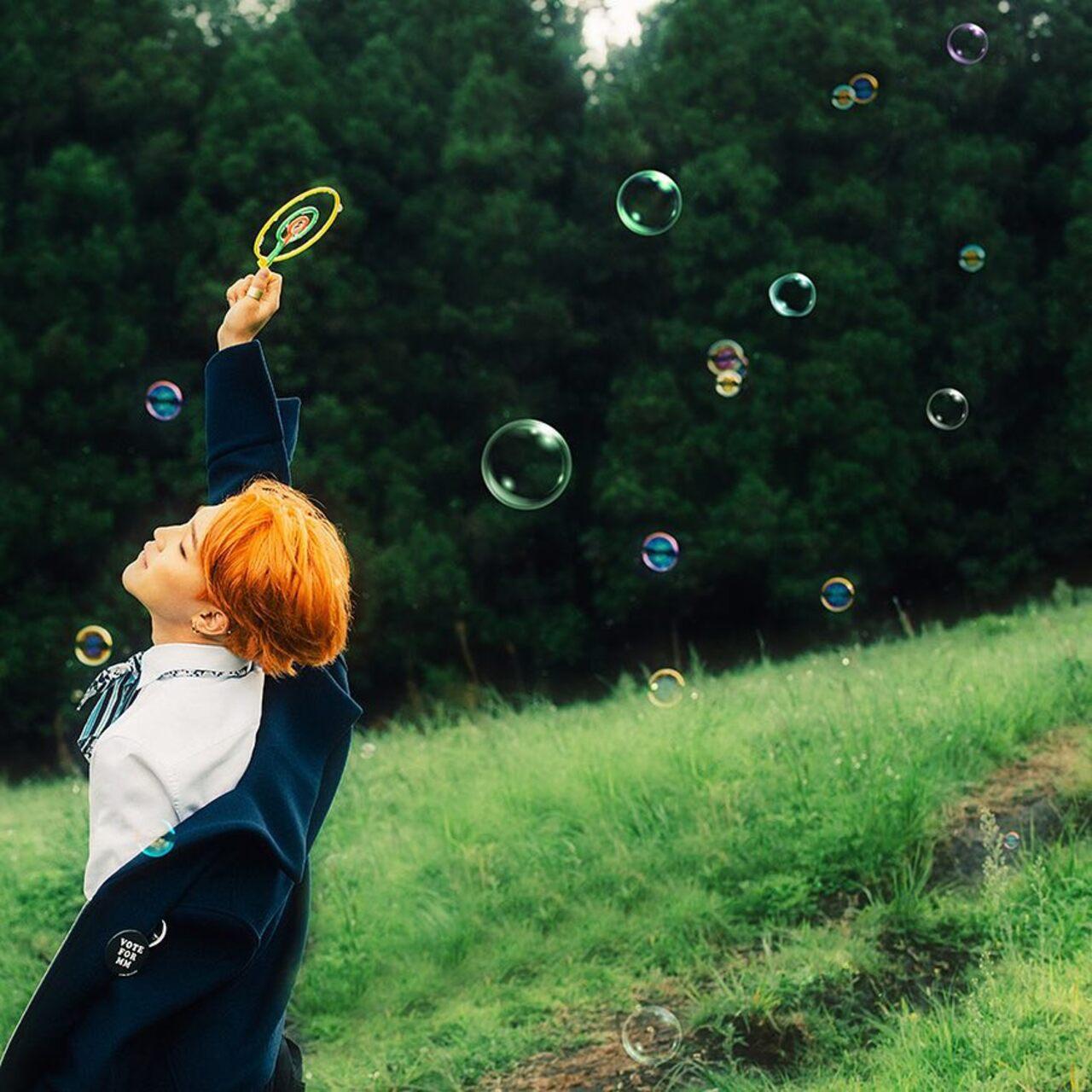 Along with Taehyung, Jimin has also dyed his hair multiple colours over the years. This iconic orange hair will forever go down in the annals of BTS history. We can still hear the screams his performance cover for 'Perfect Man' elicited on stage in this hair