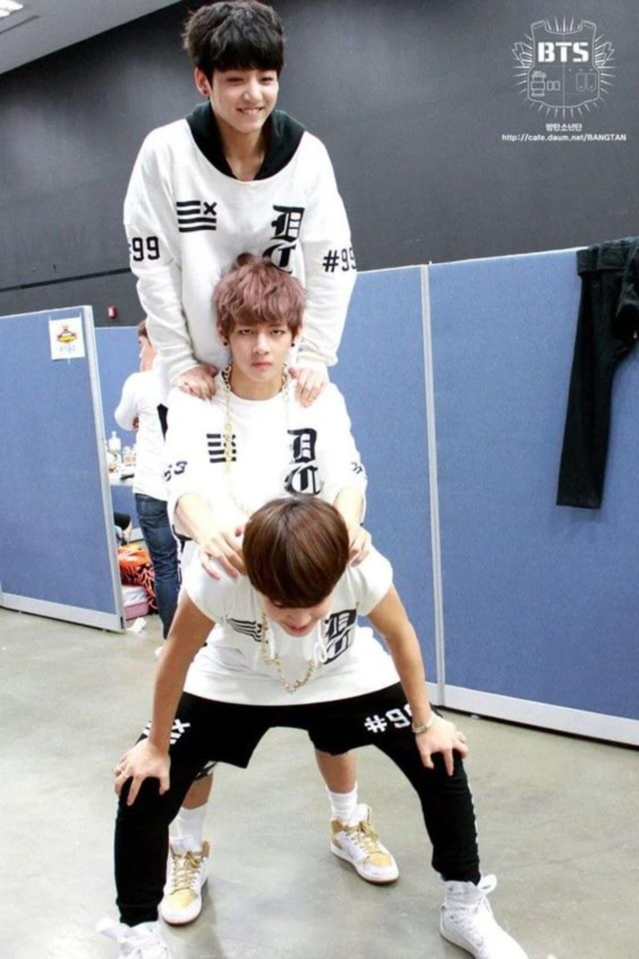 Jungkook never let go of a chance to play the maknae card and extract privileges of being the youngest from his hyungs - from eating free meals off of the members' credit cards, to borrowing their clothes and being the cute center of attention, especially during the group's rookie days. But of course, BTS loved doing it all for their very own Golden Maknae. As leader RM always says, 