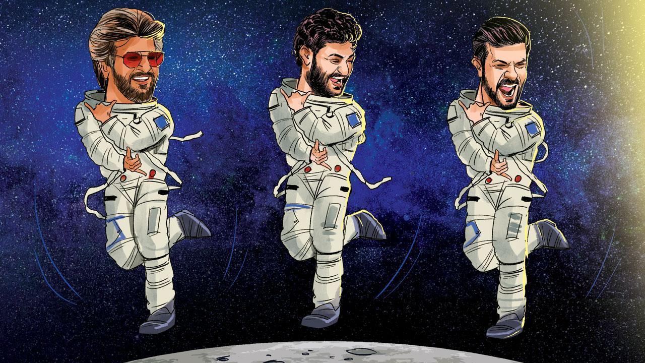 Walking on the moon