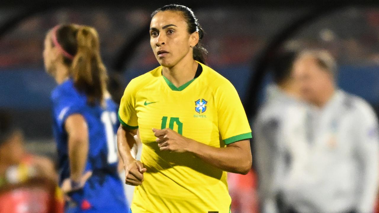 Marta – Brazil
Marta raised the profile of women's soccer in her home country with her dazzling play. The 37-year-old was tearful when Brazil was surprisingly eliminated from the tournament in the group stage. Marta has scored 115 goals for Brazil, including a record 17 goals at the World Cup. She has been named the FIFA women's player of the year a record six times.