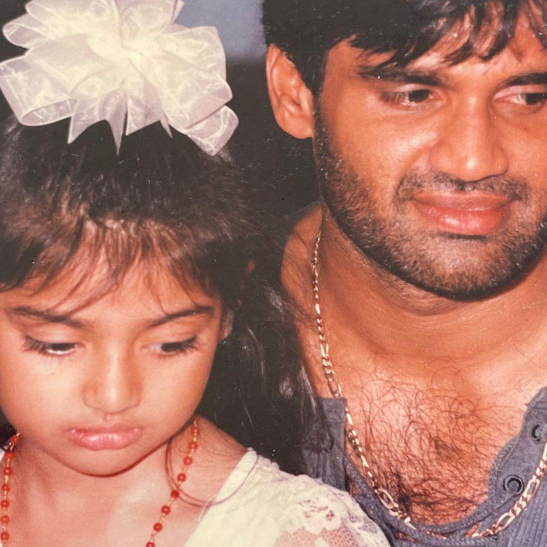 Dad's love, daughter's joy: Athiya and Suniel Shetty define family bliss.