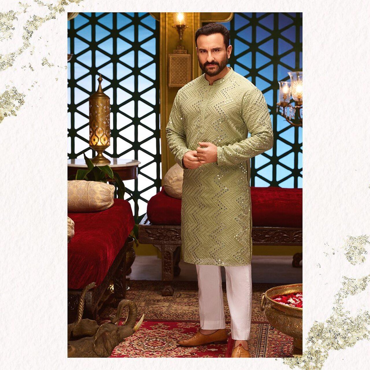 Saif ali sherwani hot sale