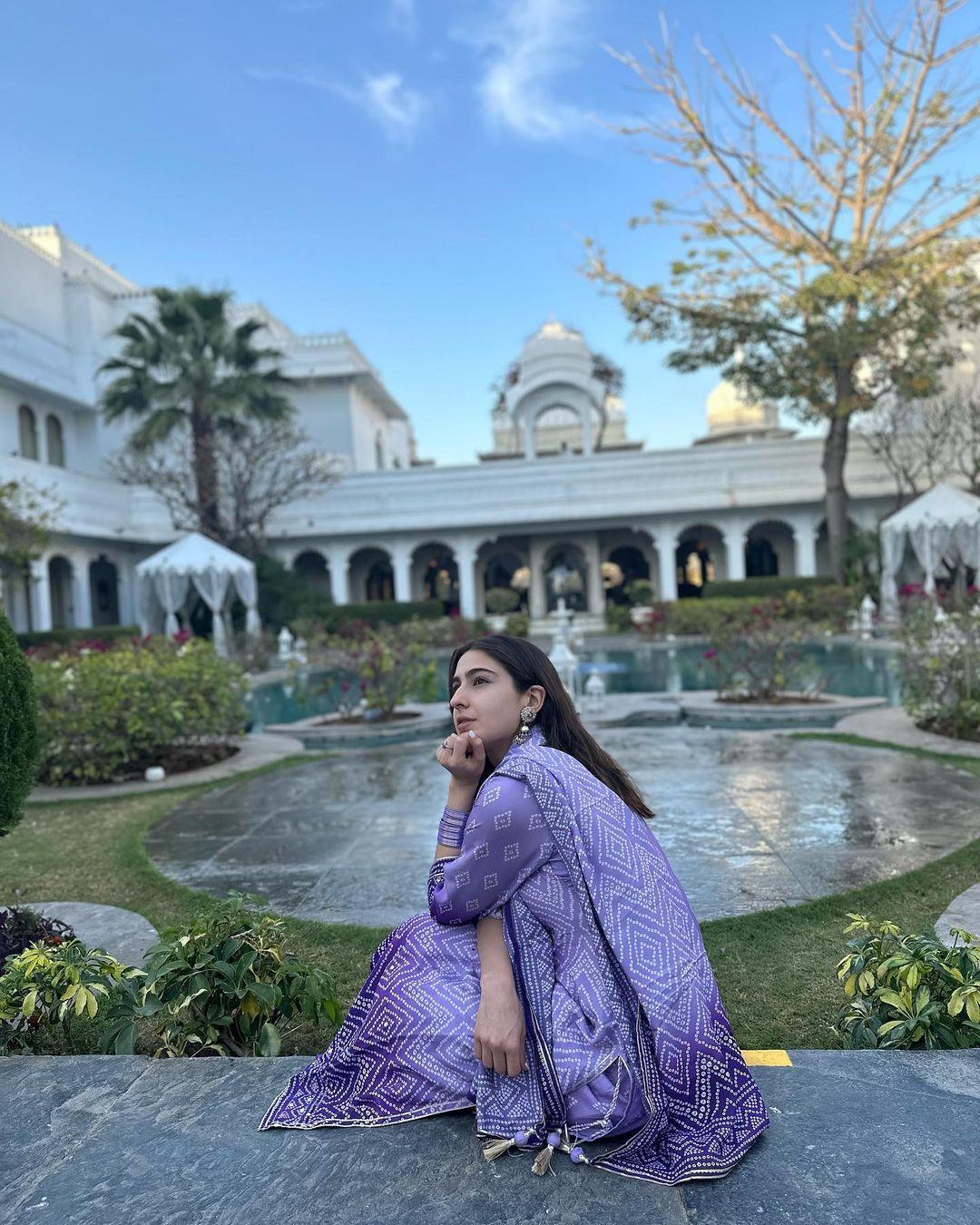 Salwar suits get a touch of Sara Ali Khan's magic, transforming them into timeless statements.