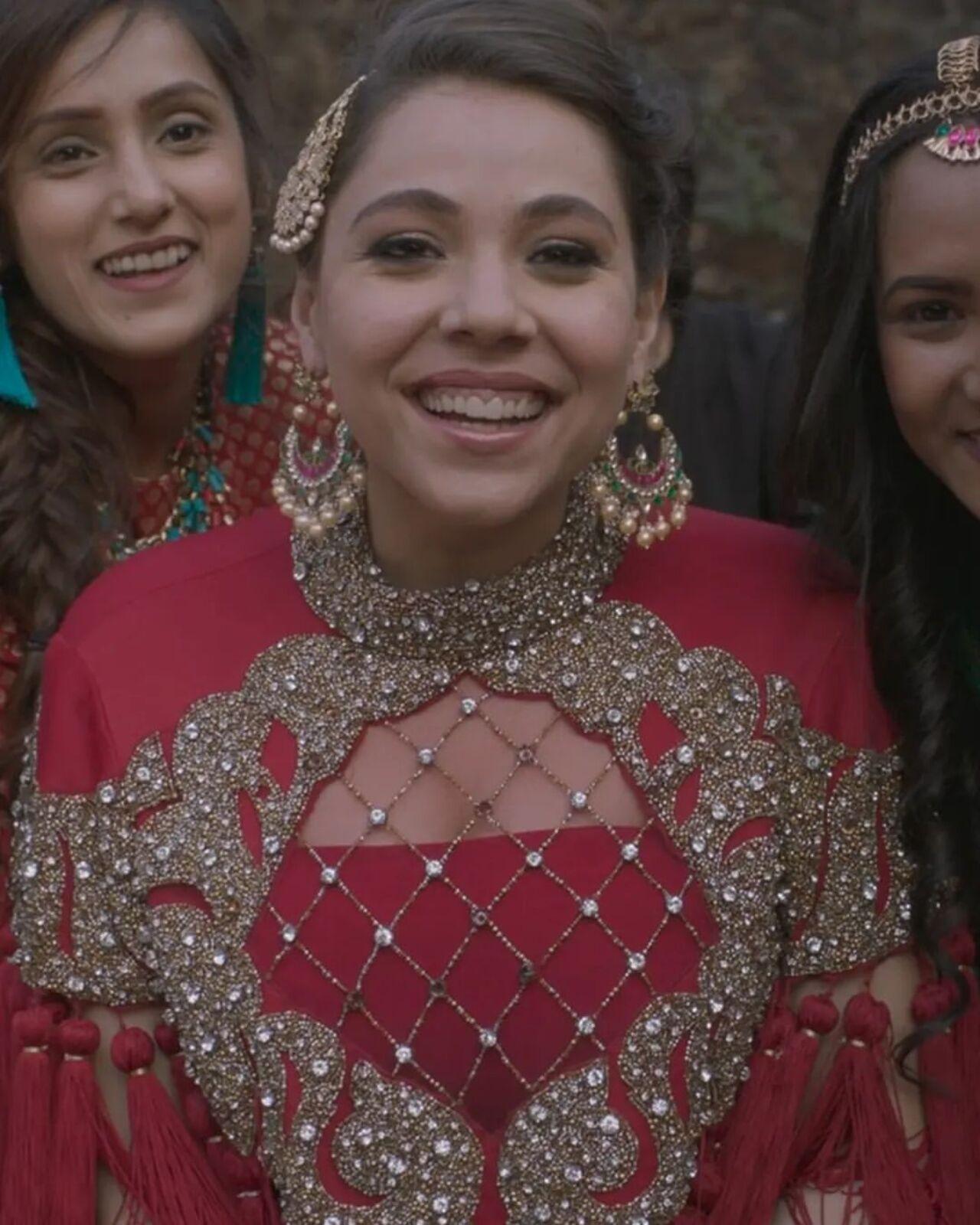 Bridezilla is back! Maanvi Gagaroo's character definitely wanted all the attention on her in the special bridal-themed music video she shot - and no wonder she chose to wear something flamboyant