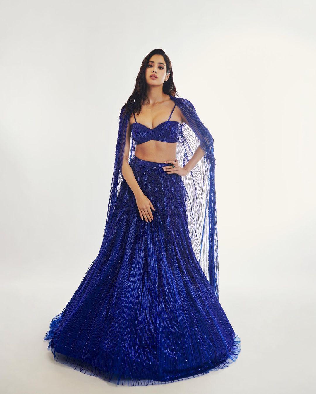 She looks effortlessly gorgeous in this blue lehenga that made hearts race all over the world!