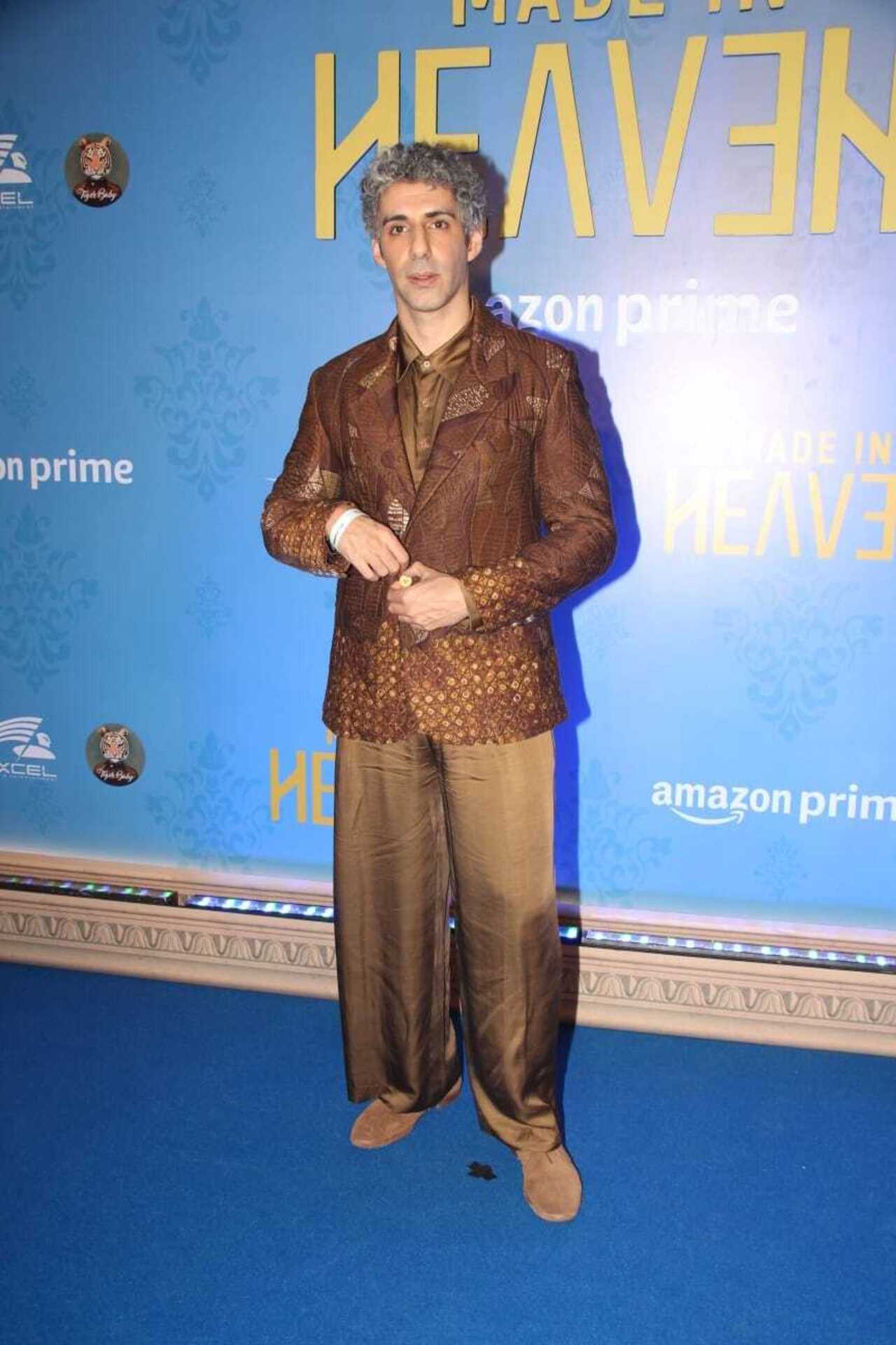 Jim Sarbh graced the blue carpet for the special screening of 'Made in Heaven 2'