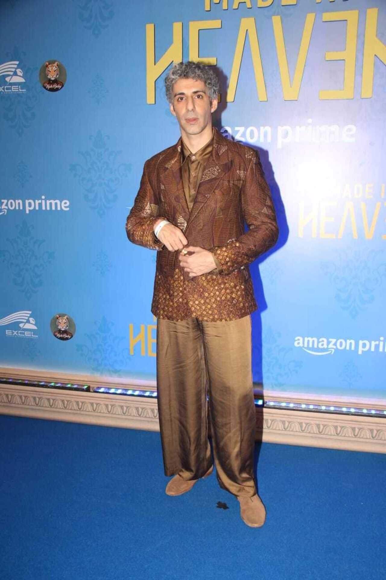 Jim Sarbh looked hot as he opted for a brown outfit
