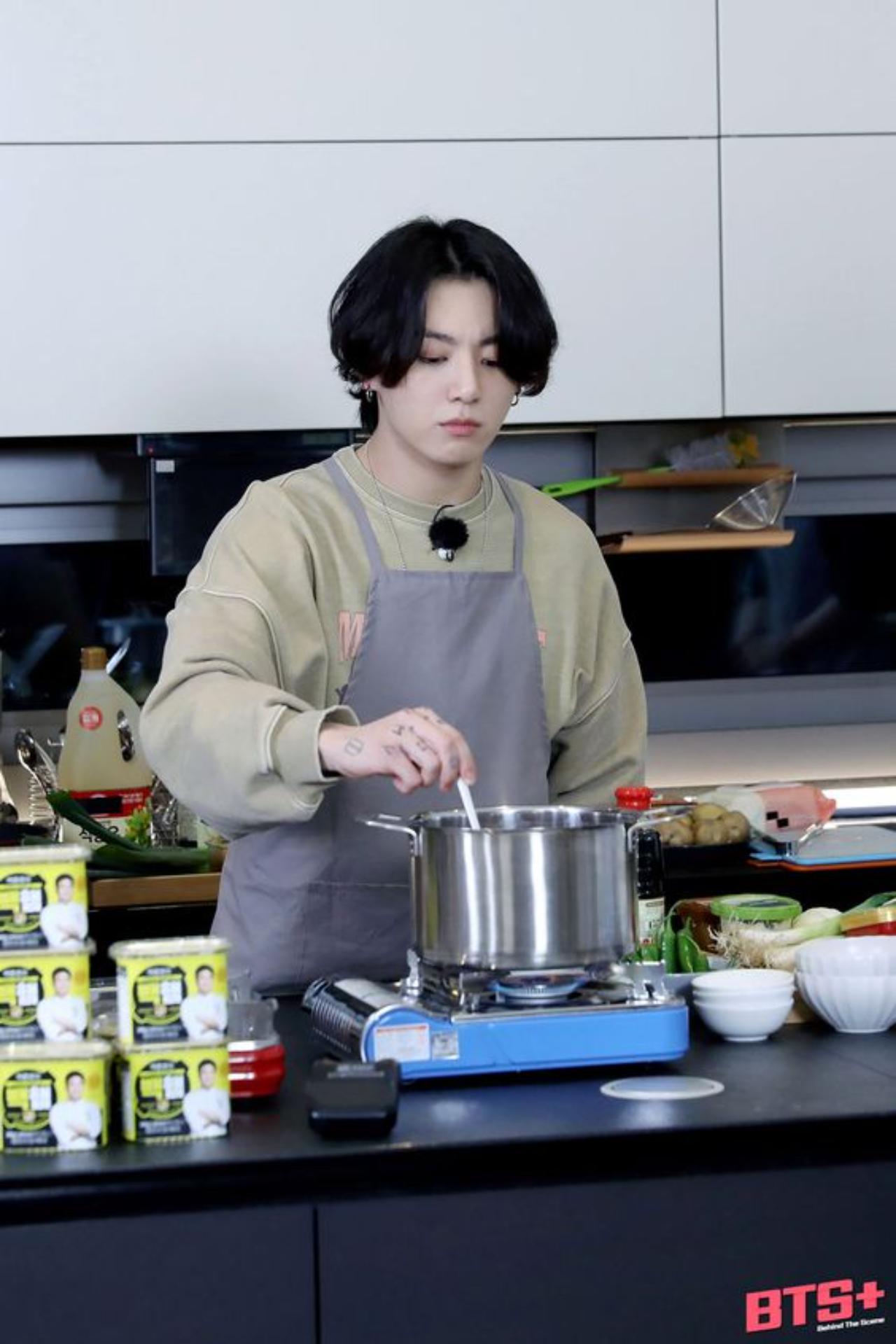 Baek Jeong-won is an internationally acclaimed Korean chef. He made a guest appearance on the variety show. BTS cooked under the legendary chef's supervision and also raised awareness for an important cause concerning Korean meat farmers and producers