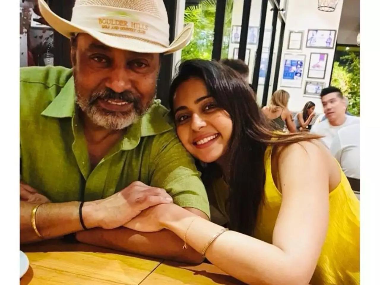 Rakul Preet Singh posted a cute picture with her father on his 60th birthday and wrote, 