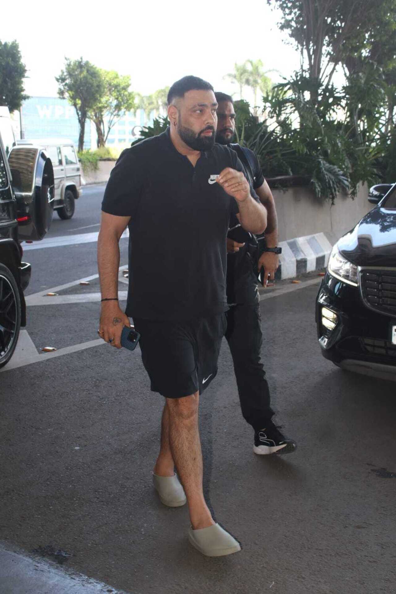 Singer and rapper Badshah was snapped in cool fits